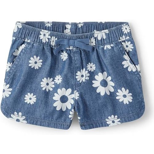 The Children's Place baby-girls And Toddler Pull on Chambray Shorts
