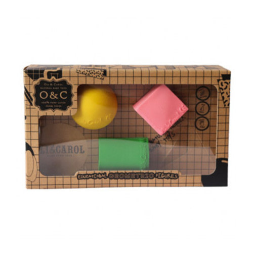 Baby natural bath toy Geometric Figures - Oli&Carol