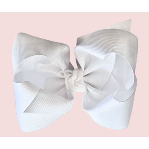 White Grosgrain Bow