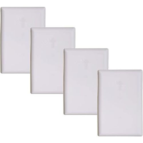 Dreambaby CoverPlug Paintable Outlet Plug Cover for Baby Safety -Electrical Wall Plate Socket Guard Protector (4 Pack)