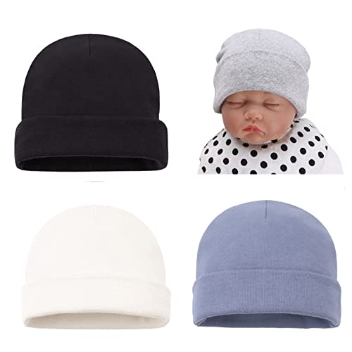 Bamery Cotton Baby Girl Hat Preemie Boys Beanie Newborn Hospital Hats Winter Infant Hats for Girls