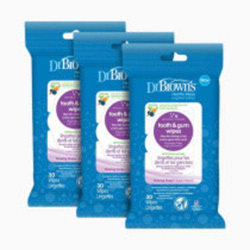 Dr. Brown's Tooth and Gum Wipes - 90