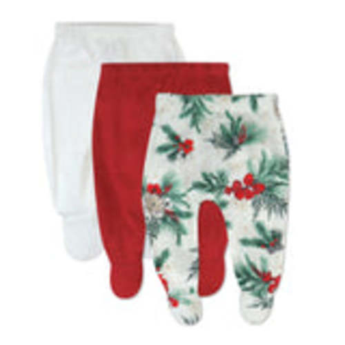 3-Pack Organic Cotton Footed Pants | Honest Baby Clothing