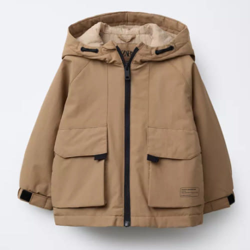 HOODED POCKET PARKA - Mid-camel | ZARA United States