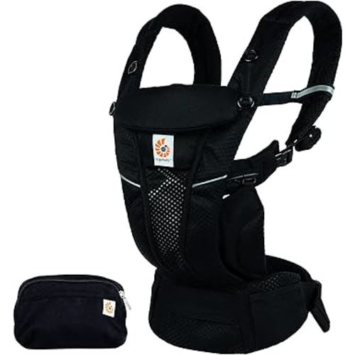 Ergobaby Omni Breeze Baby Carrier, Rated First in Airflow* with SoftFlex™ Mesh for Maximum Breathability,Onyx Black : Amazon.com.au: Baby