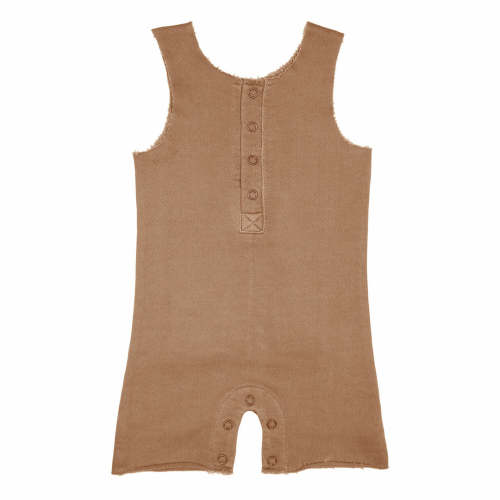 Organic French Terry Romper in Adobe – L'ovedbaby
