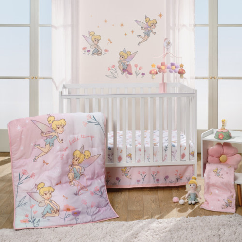 Lambs & Ivy 3-Piece Crib Bedding Set - Tinker Bell