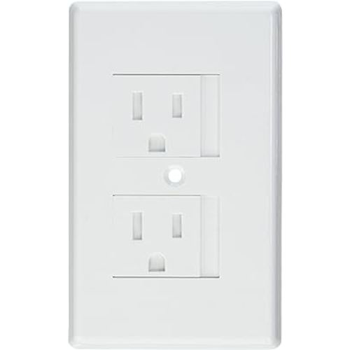 Mommys Helper 25-Pack Bulk Safe Plate Electrical Outlet Covers Standard, White