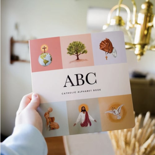 Catholic ABC Board Book for Kids – Blessed Is She