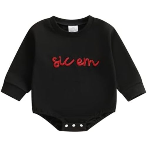Newborn Baby Football Outfit My 1st Football Season Sweatshirt Romper Infant Boy Girl Football Clothes 3 6 12 Month