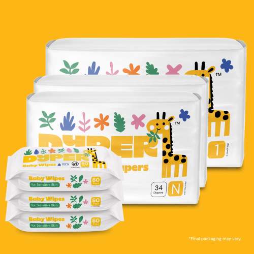 Newborn Diapers + Wipes Bundle