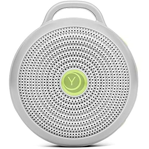 Yogasleep Hushh Portable White Noise Machine for Baby | 3 Soothing, Natural Sounds with Volume Control | Compact for On-the-Go Use & Travel | USB Rechargeable | Baby-Safe Clip & Child Lock