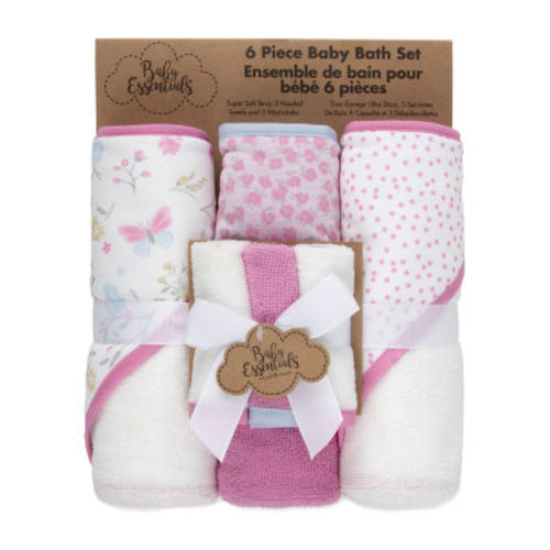 Baby Essentials 6-pc. Floral Bath Towel Set
