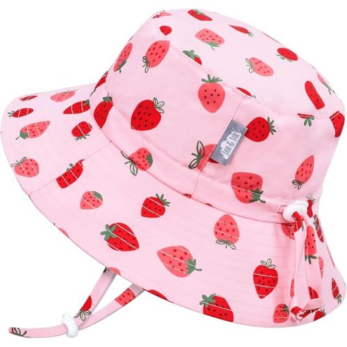 JAN & JUL Quick Dry Sun-Hat with Neck Flap for Swimming Boys' Beach Hat