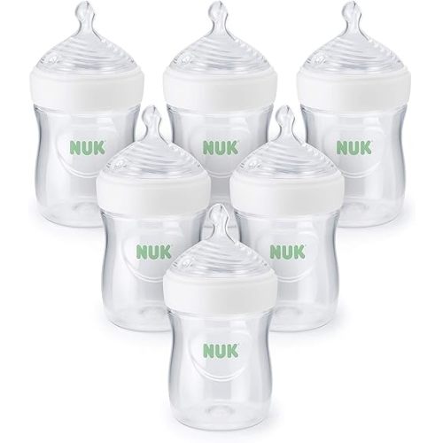NUK Simply Natural Baby Bottle with SafeTemp