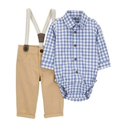 Carter's Child of Mine Baby Boy Outfit Set, 3-Piece, Sizes 0/3-24 Months