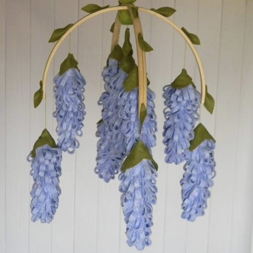 Baby Mobile - Blue Wisteria Handmade