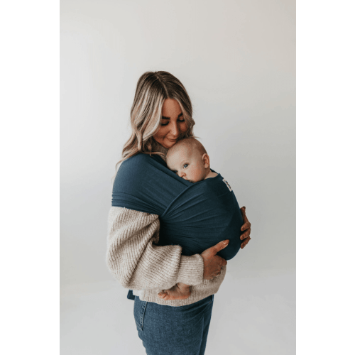 The Saga Beluga Baby Wrap | Ocean Blue