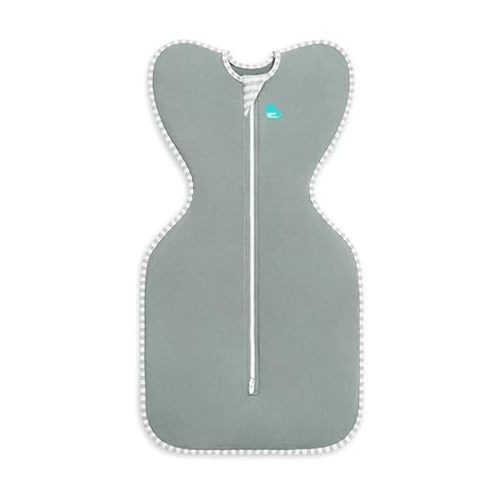 Love to Dream Swaddle UP, Baby Sleep Sack, Self-Soothing Swaddles for Newborns, Get Longer Sleep, Snug Fit Helps Calm Startle Reflex, New Born Essentials for Baby, 1.0 TOG, 13-19 lbs, Deep Olive