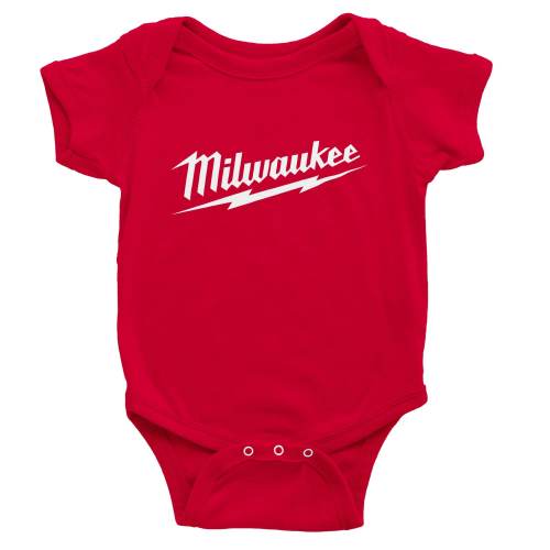 Milwaukee Tool Inspired Baby Onesie, Unique Toddler Birthday Bodysuit Gift, Funny Outfit