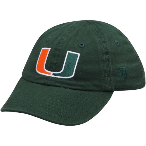 Miami Hurricanes Top of the World Infant Mini Me Adjustable Hat - Green