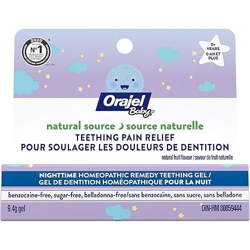 Baby Orajel Natural Source Nighttime Teething Gel, 9.4-g