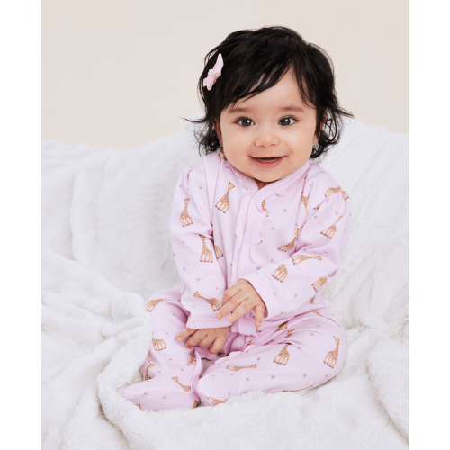 Sophie la girafe Pink Print Footie