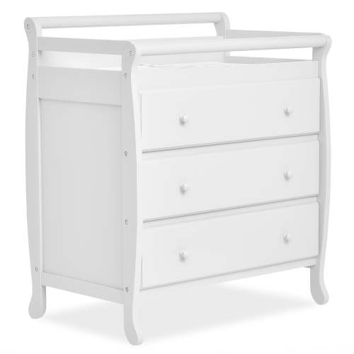 Dream On Me Liberty Collection 3 Drawer Changing Table White