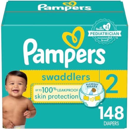 Pampers Pampers Swaddlers Diapers - Size 2, 148 Count