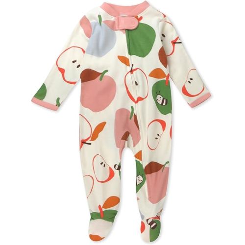HonestBaby Classics Sleep & Play Footed One-piece Pajama Sleeper 100% Organic Cotton