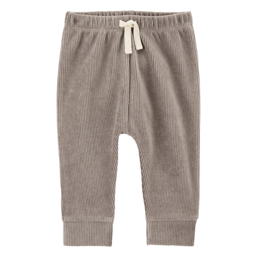 Baby Pull-On Ribbed Velour Pants - Carter's | Carter's