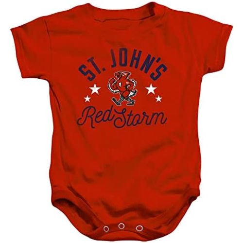 St. John's University Official Red Storm Unisex Infant Snap Suit for Baby