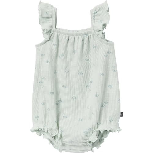 Modern Moments by Gerber Baby Girls Mini Flutter Sleeve Bubble Romper