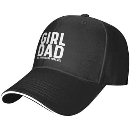 Girl Dad Her Protector Forever Hat for Women Dad Hat Graphic Hats