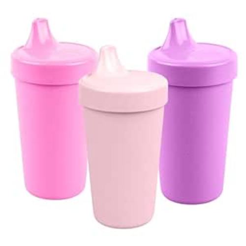 Amazon.com : Re-Play Made in USA 10 Oz. Sippy Cups for Toddlers, Set of 3 - Reusable Spill Proof Cups for Kids, Dishwasher/Microwave Safe - Hard Spout Sippy Cups for Toddlers 3.13" x 6.25", Princess : Baby