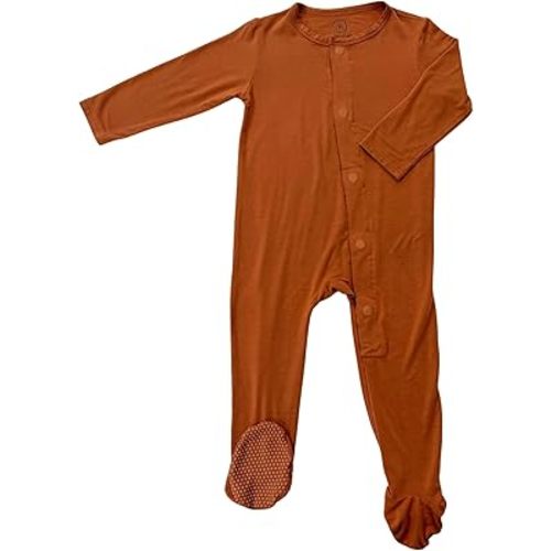 Avee & Co Footie Pajamas - Quick Magnetic Fastener Sleeper for Baby Boy and Girl (0-24 months)