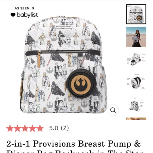 2-in-1 Provisions Breast Pump & Diaper Bag Backpack in The Star Wars Collection