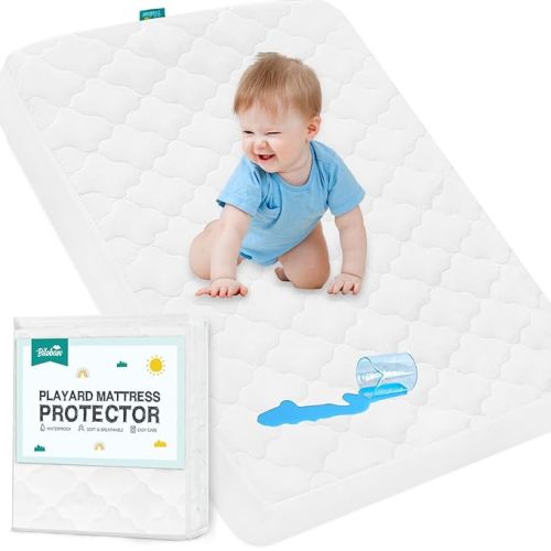 Amazon.com : Waterproof Pack and Play Mattress Pad Cover, Pack and Play Sheet Quilted 39" x 27" Compatible with Graco Pack n Play Playard | Mini Crib Mattress : Baby
