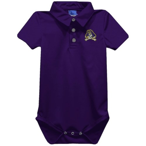 Infant Vive La Fete Purple ECU Pirates Polo Bodysuit