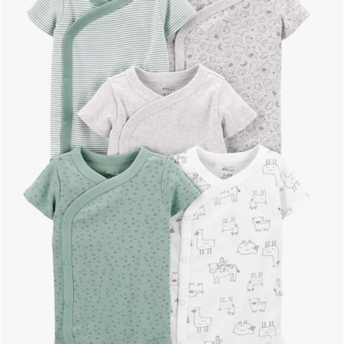 Simple Joys by Carter's unisex-baby 5-pack Side Snap Short-sleeve Bodysuit