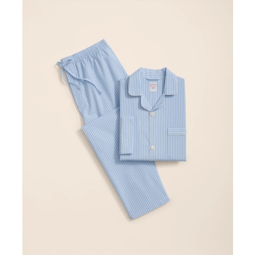 Cotton Broadcloth Bengal Striped Pajamas