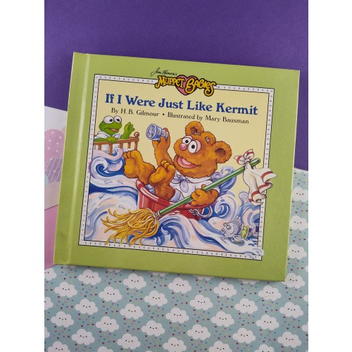 CLEARANCE Vintage 1986 Jim Henson's Muppet Babies: If I Were Just Like Kermit, Like New