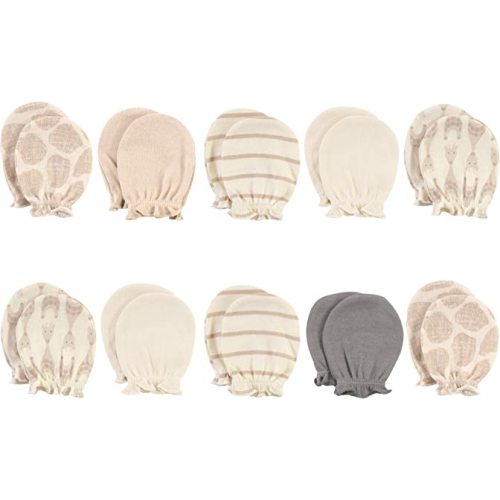 Hudson Baby Unisex Baby Cotton Scratch Mittens
