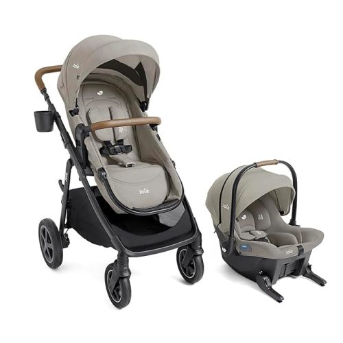 Joie Baby, Ginger DLX Stroller and Mint Latch Car Seat, Travel System (Mocha)