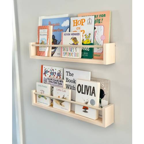 Children&#39;s Bookshelf, Nursery Shelves, Nursery Decor, Nursery Shelf, Kid&#39;s Bookshelf, Floating Shelves, Kid&#39;s Shelves, Baby Room Shelves