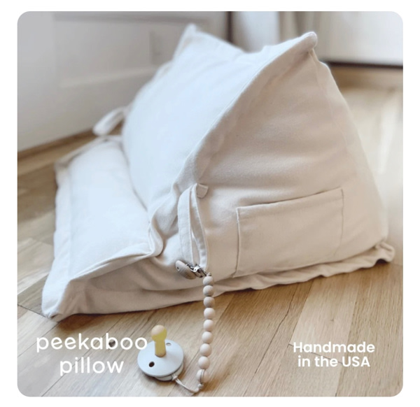 Peekaboo Pillow™ Official Site - Organic Infant Lap Pillow