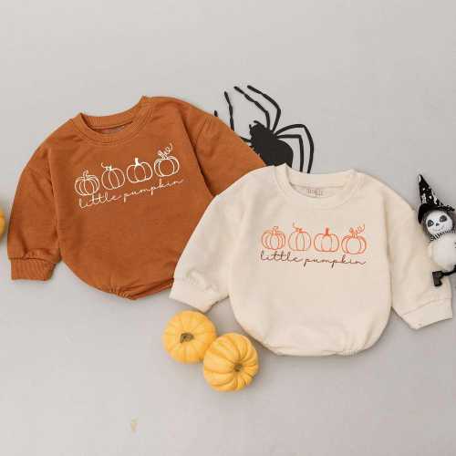 Little Pumpkin Baby Romper, Natural Fall Baby Bodysuit, Cute Fall Bodysuit, Pumpkin Baby Gift, Hello Pumpkin Baby Clothes, Pumpkin Outfit