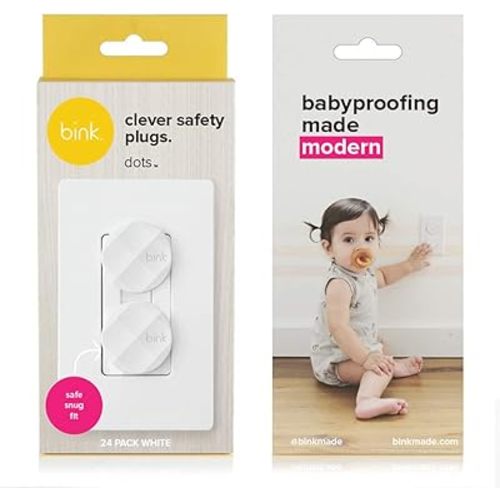 Bink | Award Winning Outlet Safety Plug Covers | x24 Pack (White)