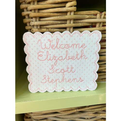 The “Elizabeth” Baby Plaque – Little Happies
