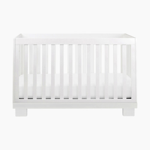 Modo 3-in-1 Convertible Crib with Toddler Bed Conversion Kit - White
